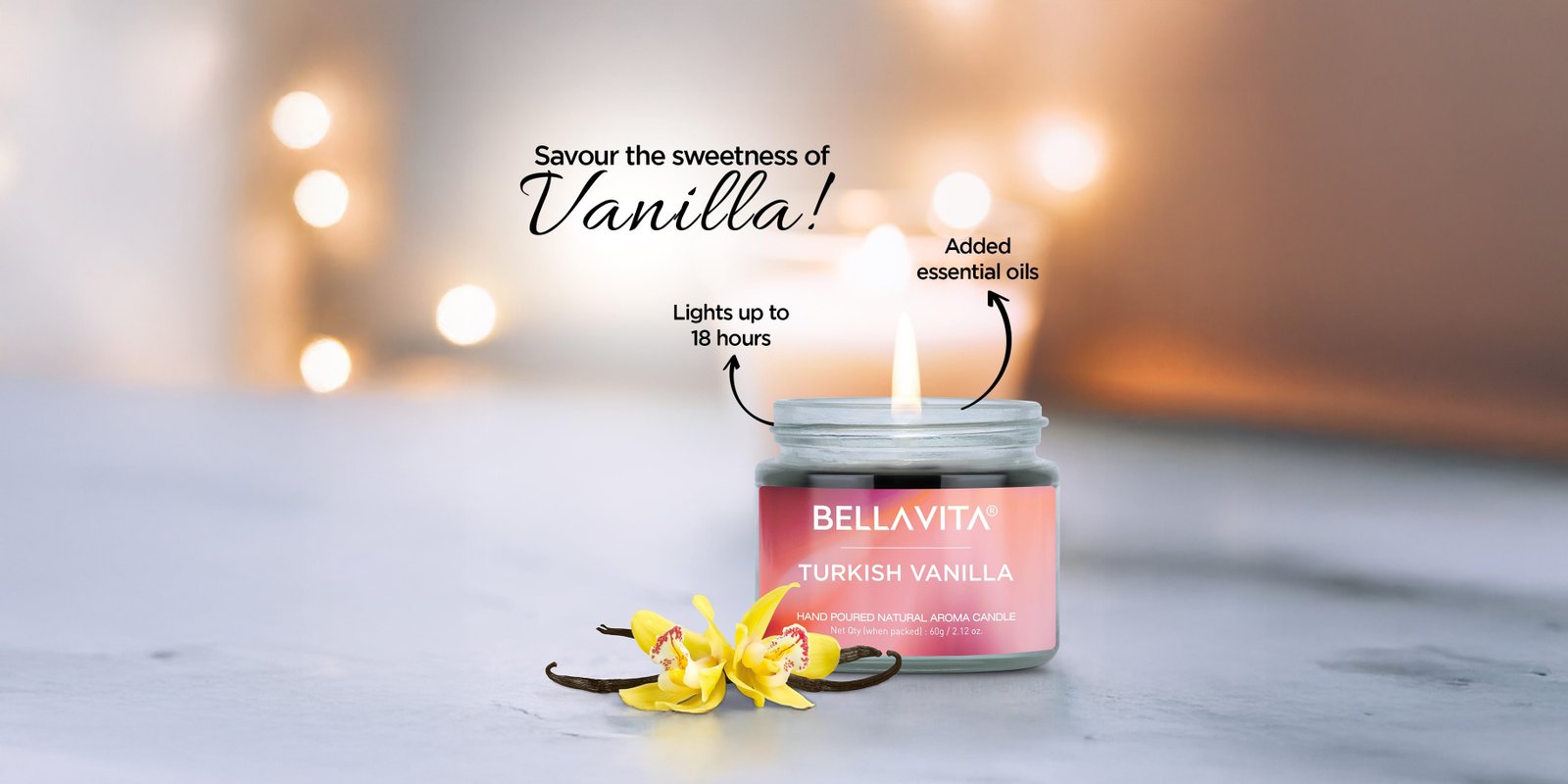 Rose Petal Candle